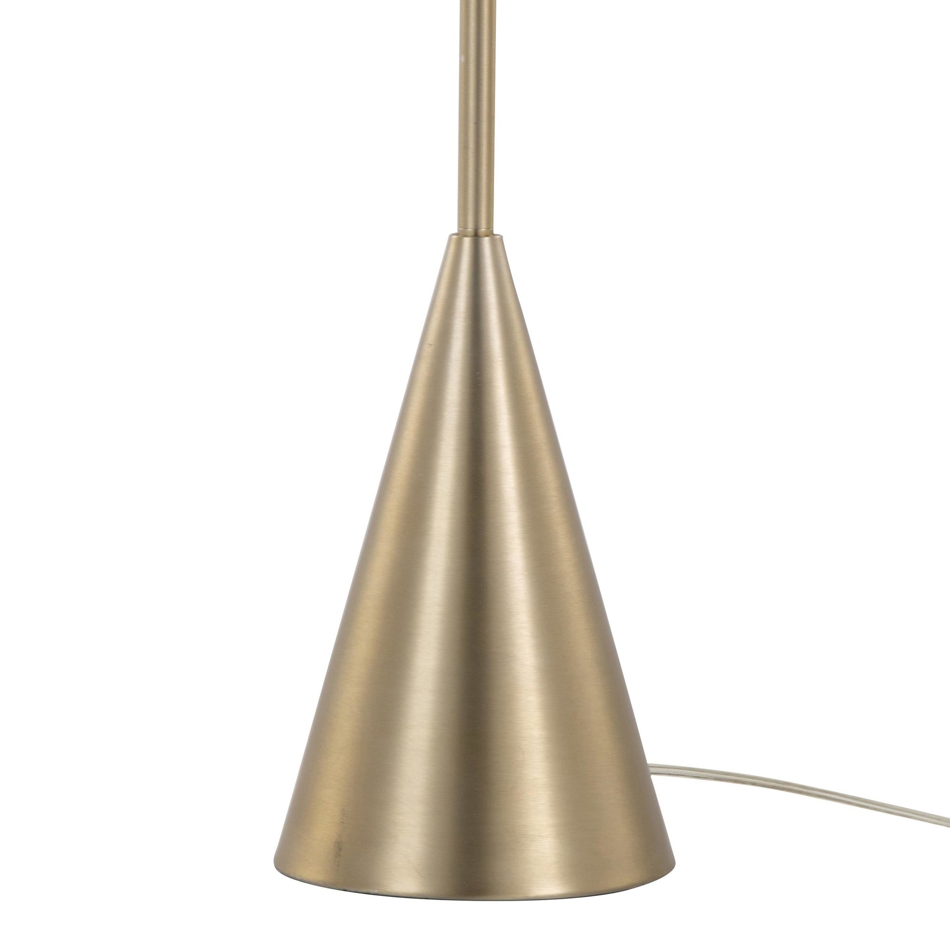 Cone 64" Metal Floor Lamp By LumiSource - GFS64-CONE AUW | Floor Lamps | Modishstore - 6