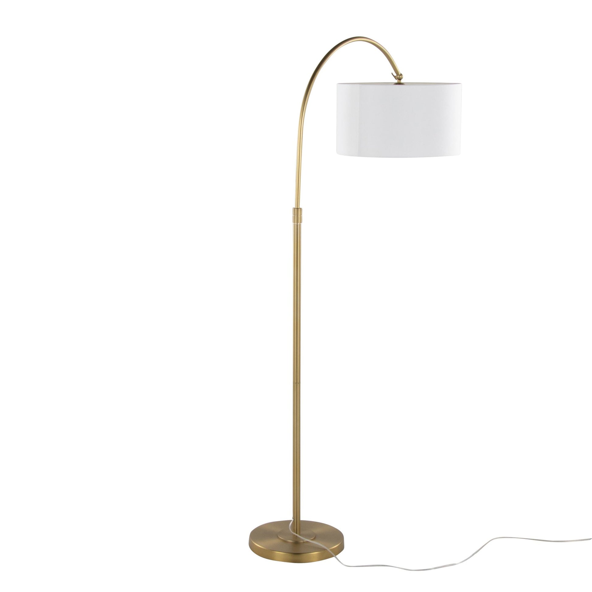 Salon Reader 63" Metal Floor Lamp By LumiSource - GFS64-SLNRDR AUW | Floor Lamps | Modishstore - 5