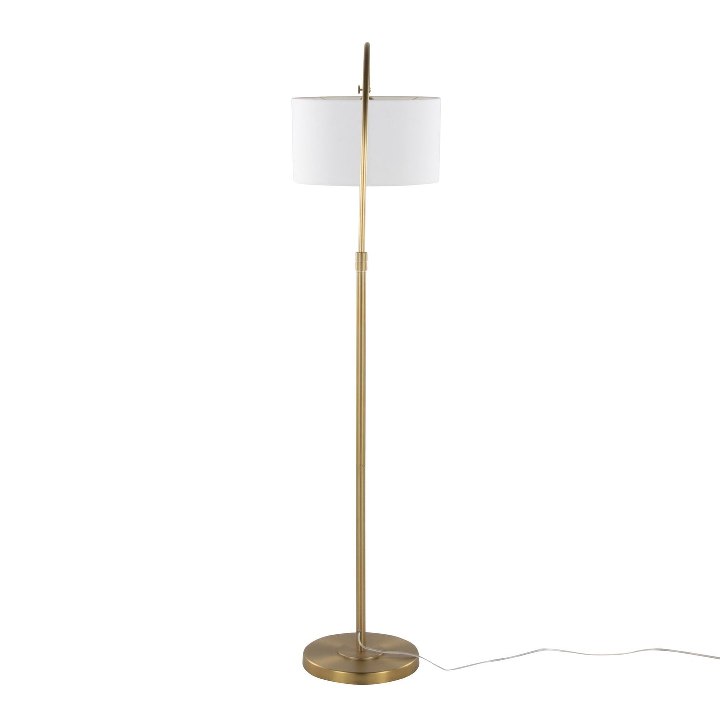 Salon Reader 63" Metal Floor Lamp By LumiSource - GFS64-SLNRDR AUW | Floor Lamps | Modishstore - 8