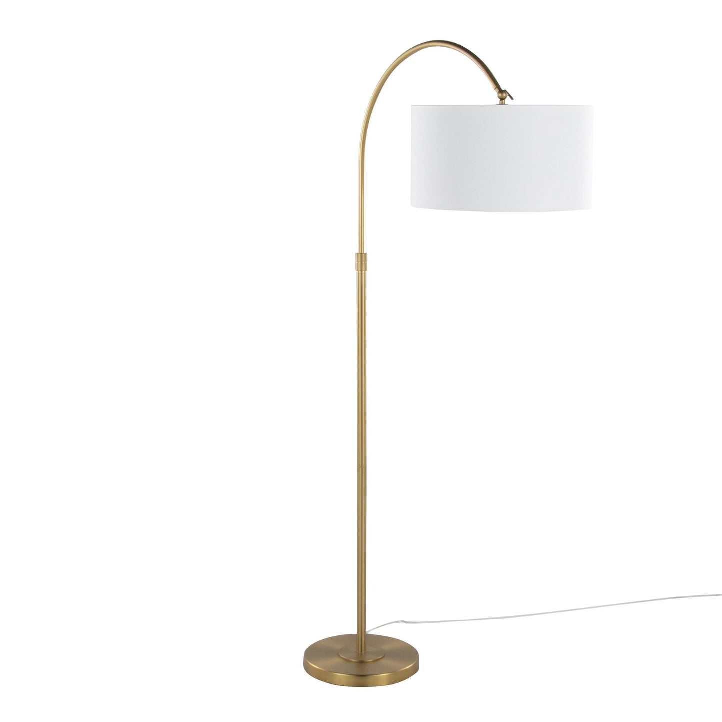 Salon Reader 63" Metal Floor Lamp By LumiSource - GFS64-SLNRDR AUW | Floor Lamps | Modishstore - 3