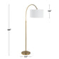 Salon Reader 63" Metal Floor Lamp By LumiSource - GFS64-SLNRDR AUW | Floor Lamps | Modishstore - 7