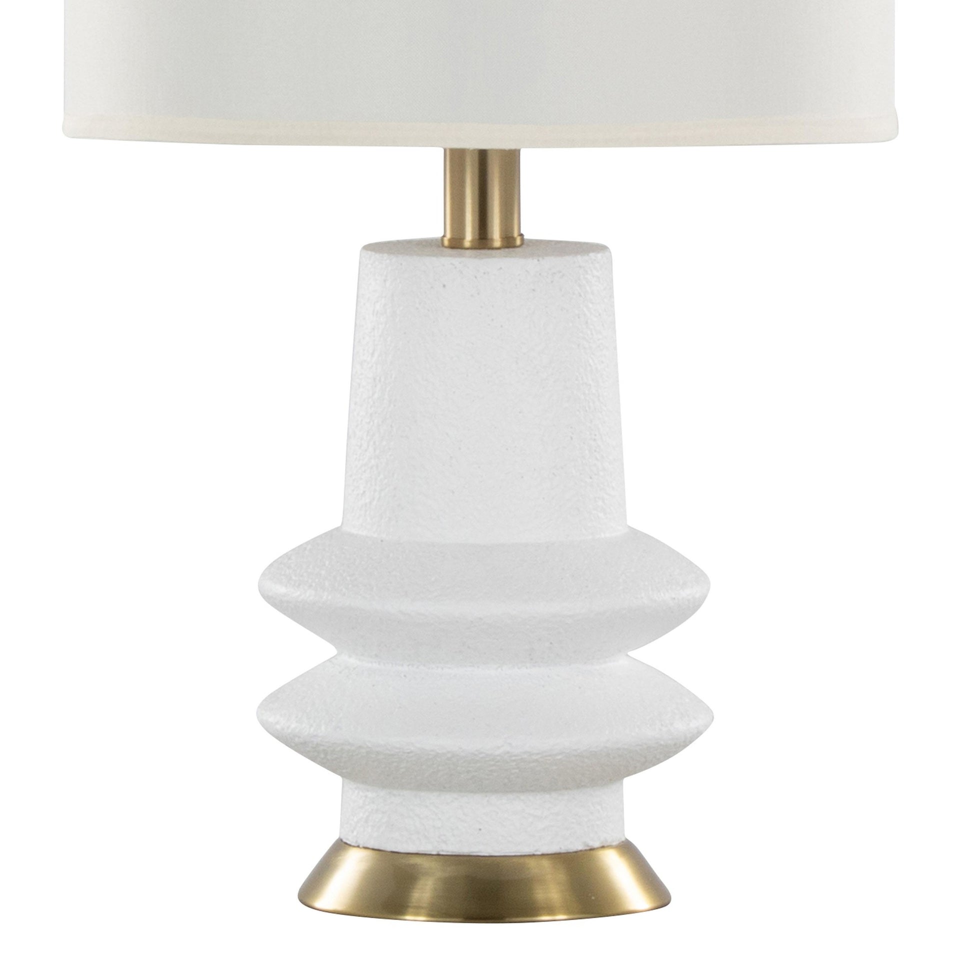 Lloyd 26" Polyresin Table Lamp  - Set of 2 By LumiSource - GPT26-LLOYD BKW2 | Table Lamps | Modishstore - 12