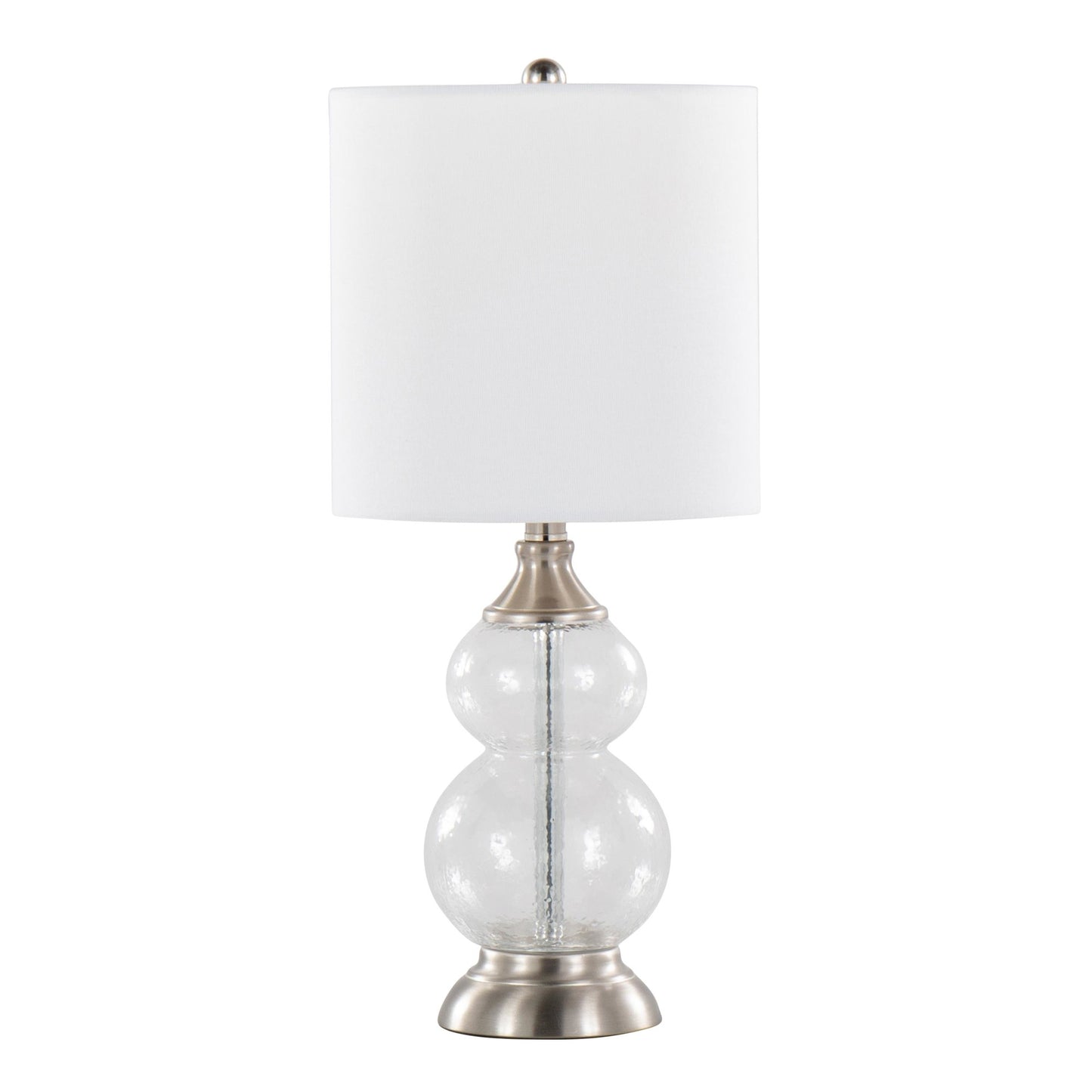 Belle 20" Glass Accent Lamp - Set of 2 By LumiSource - GTG21-BELLE BUBNIW2 | Table Lamps | Modishstore - 9