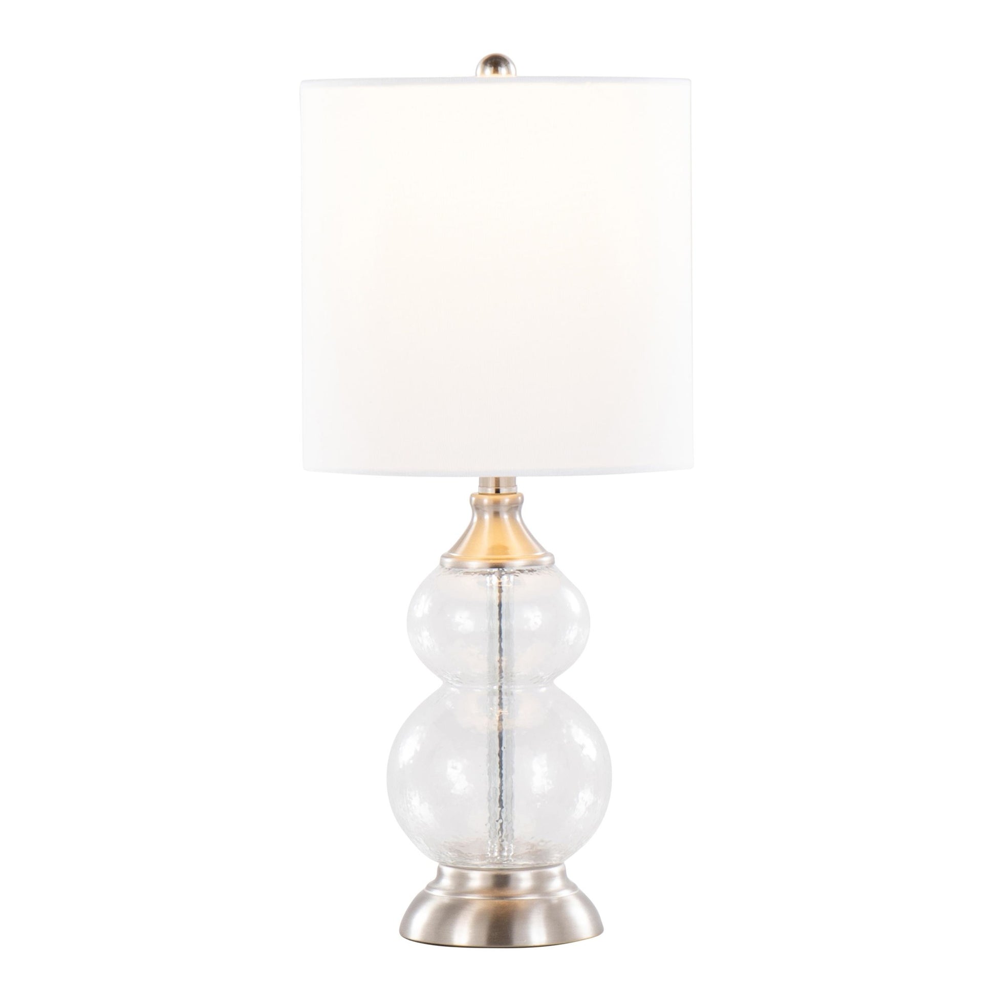 Belle 20" Glass Accent Lamp - Set of 2 By LumiSource - GTG21-BELLE BUBNIW2 | Table Lamps | Modishstore - 8