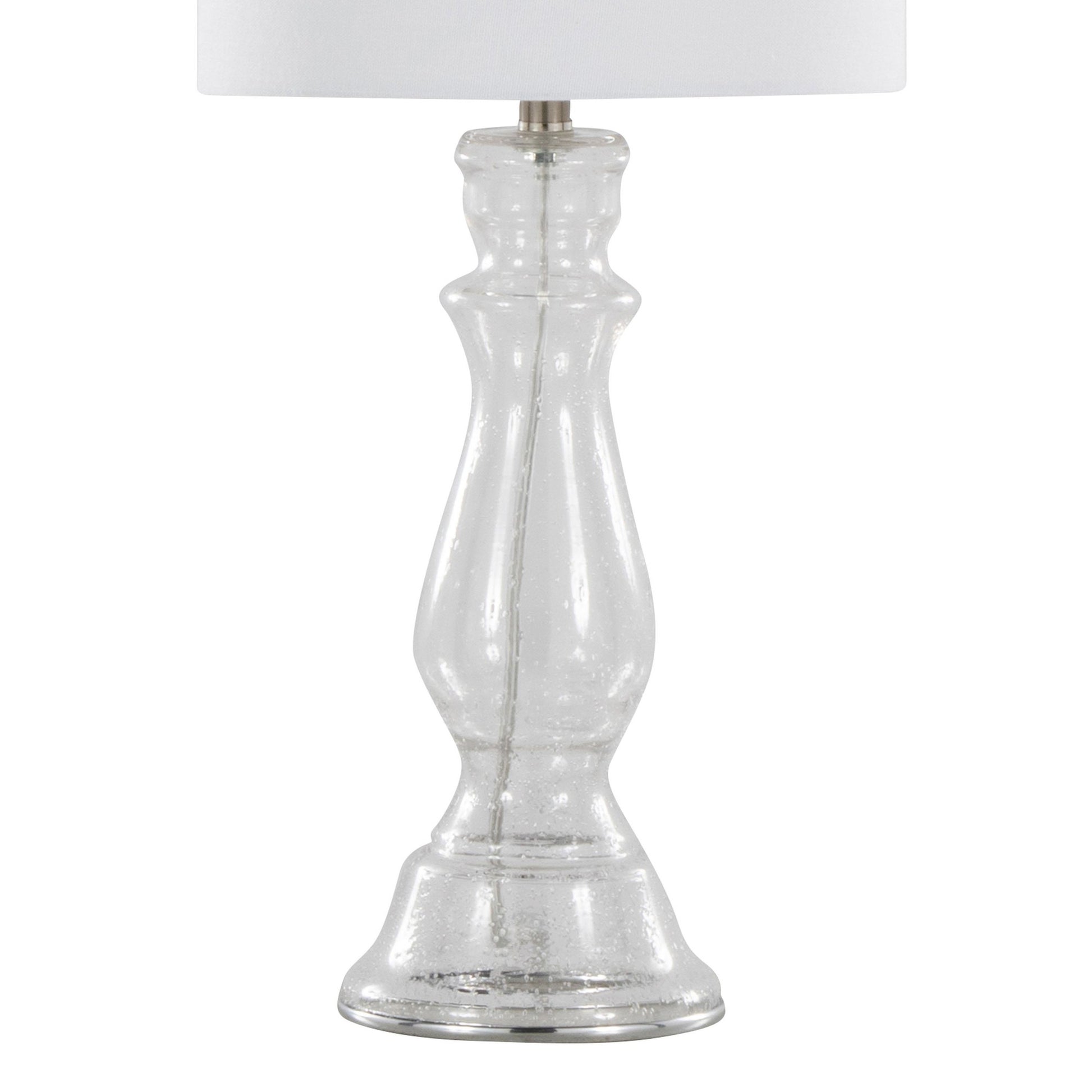 Bishop 24" Glass Table Lamp - Set of 2 By LumiSource - GTG25-BISHOP CLBNIW2 | Table Lamps | Modishstore - 6