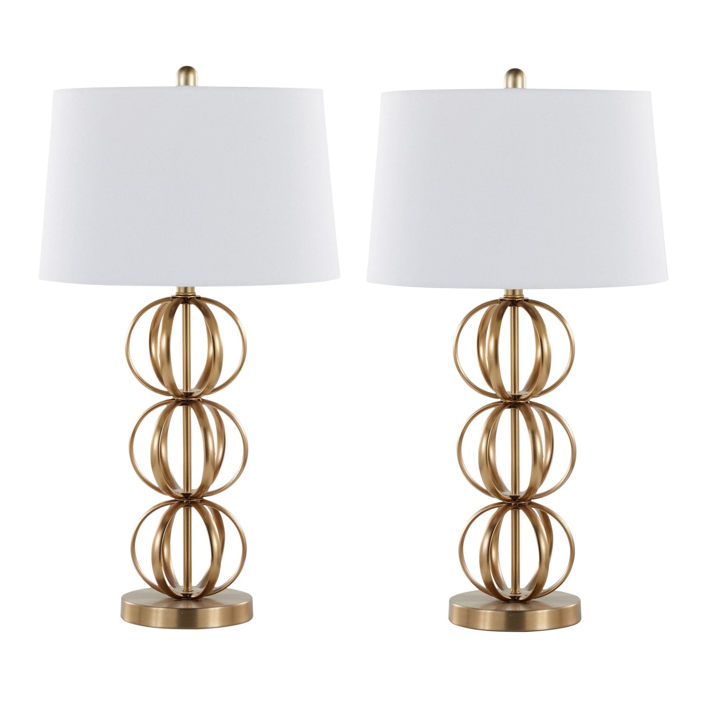 Linx 29" Metal Table Lamp - Set of 2 By LumiSource - GTI30-LINX AUW2 | Table Lamps | Modishstore - 4