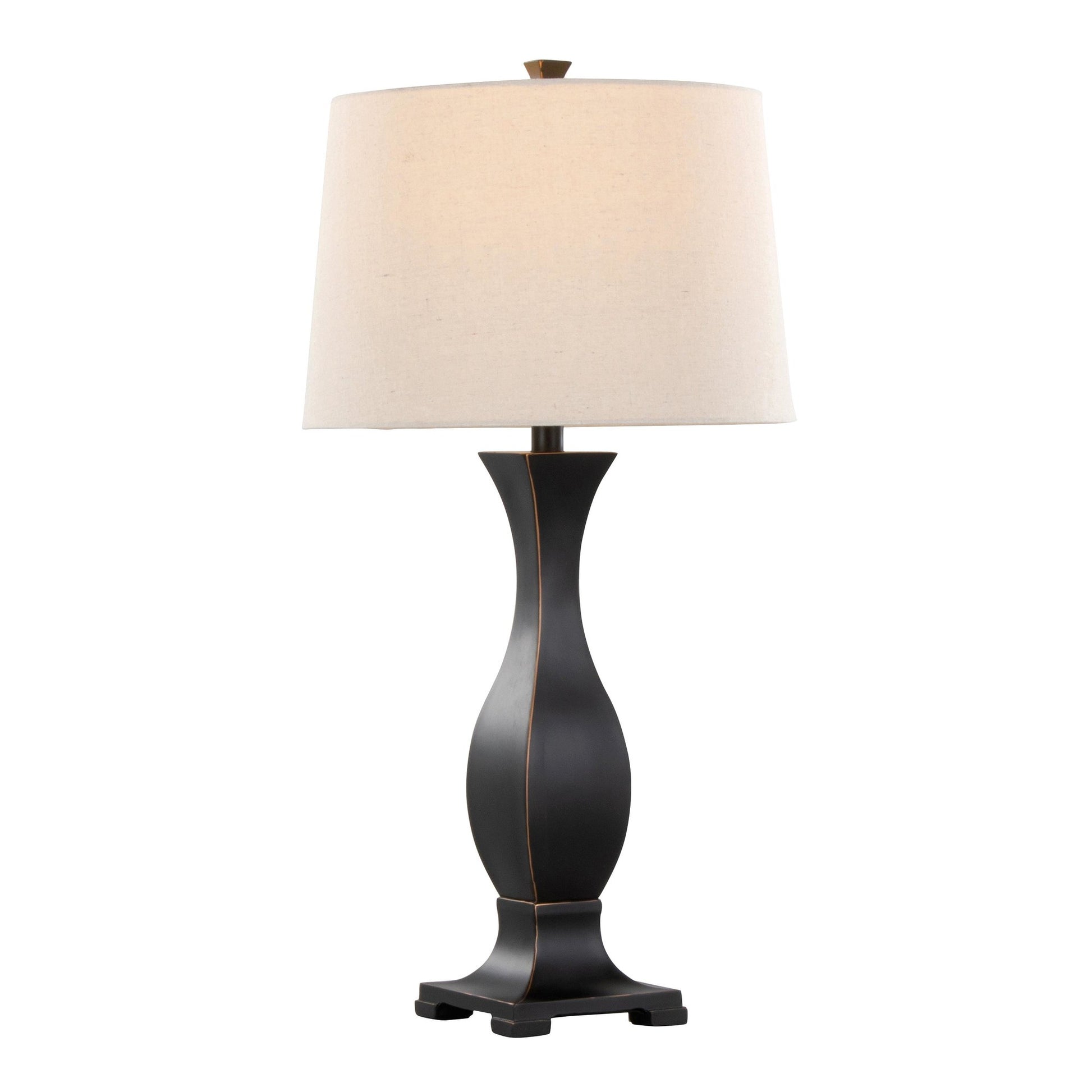 Riley 29" Polyresin Table Lamp - Set of 2 By LumiSource - GTP29-RILEY ORBNA2 | Table Lamps | Modishstore - 4