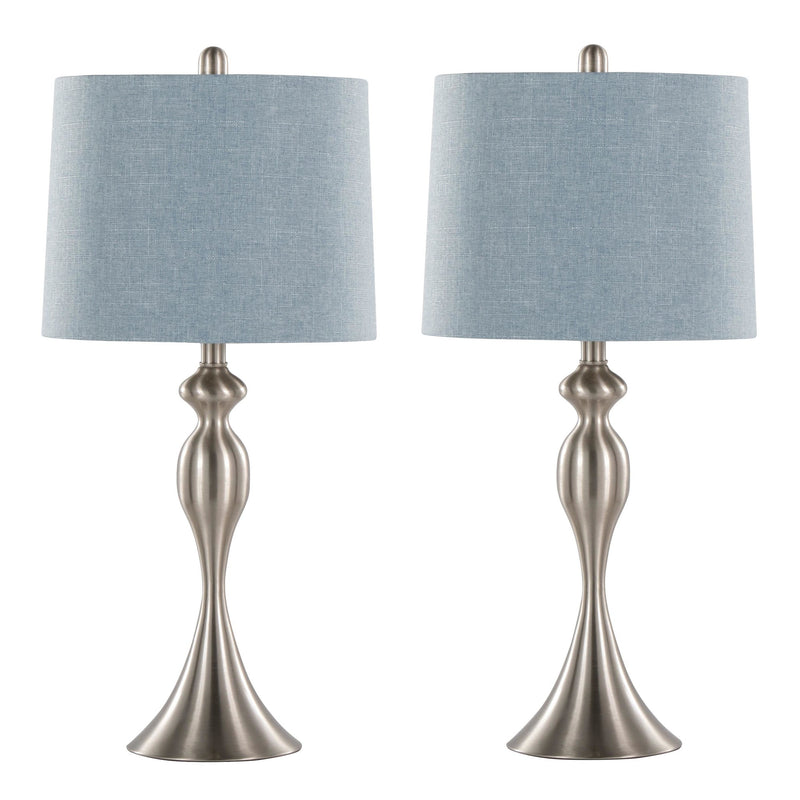 Ashland 27" Metal Table Lamp - Set of 2 By LumiSource - GTS27-ASHLND BNIGY2 | Table Lamps | Modishstore - 9