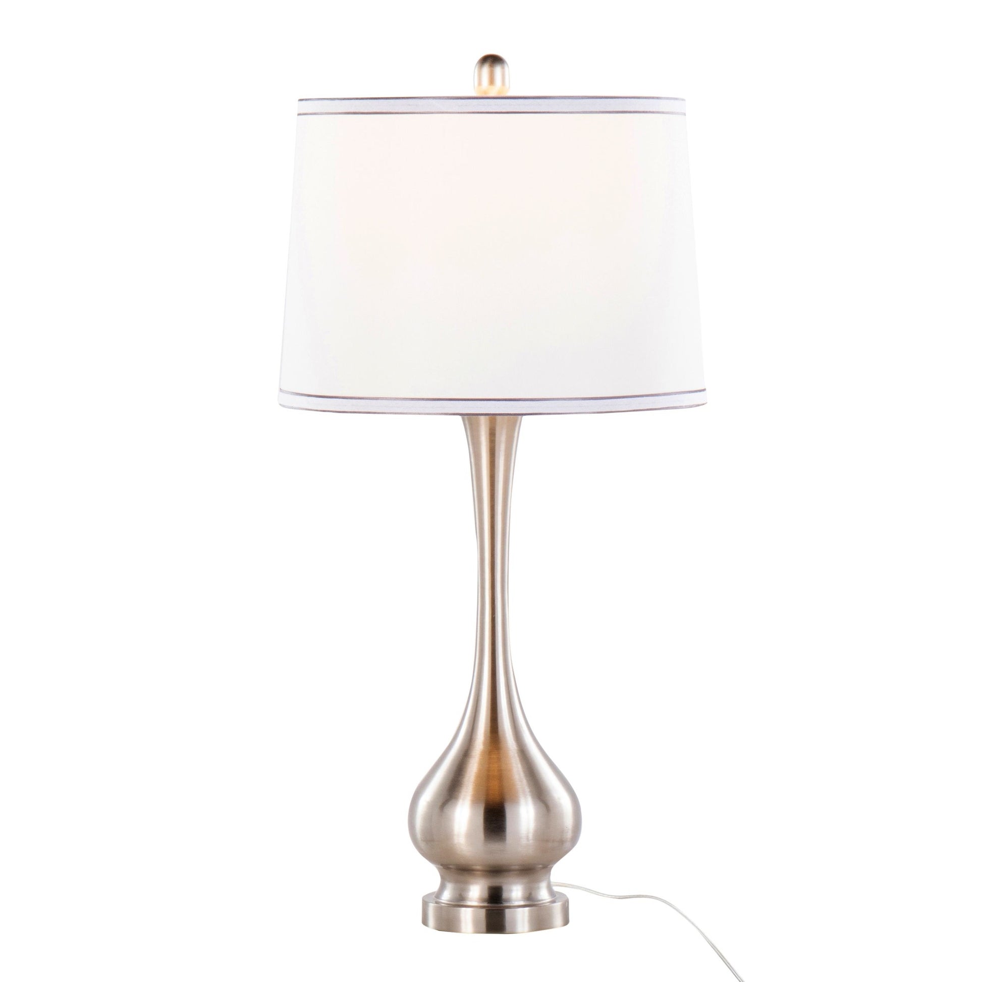 Cairo 28.75" Metal Table Lamp - Set of 2 By LumiSource - GTS29-CAIRO BNIW2 | Table Lamps | Modishstore - 4