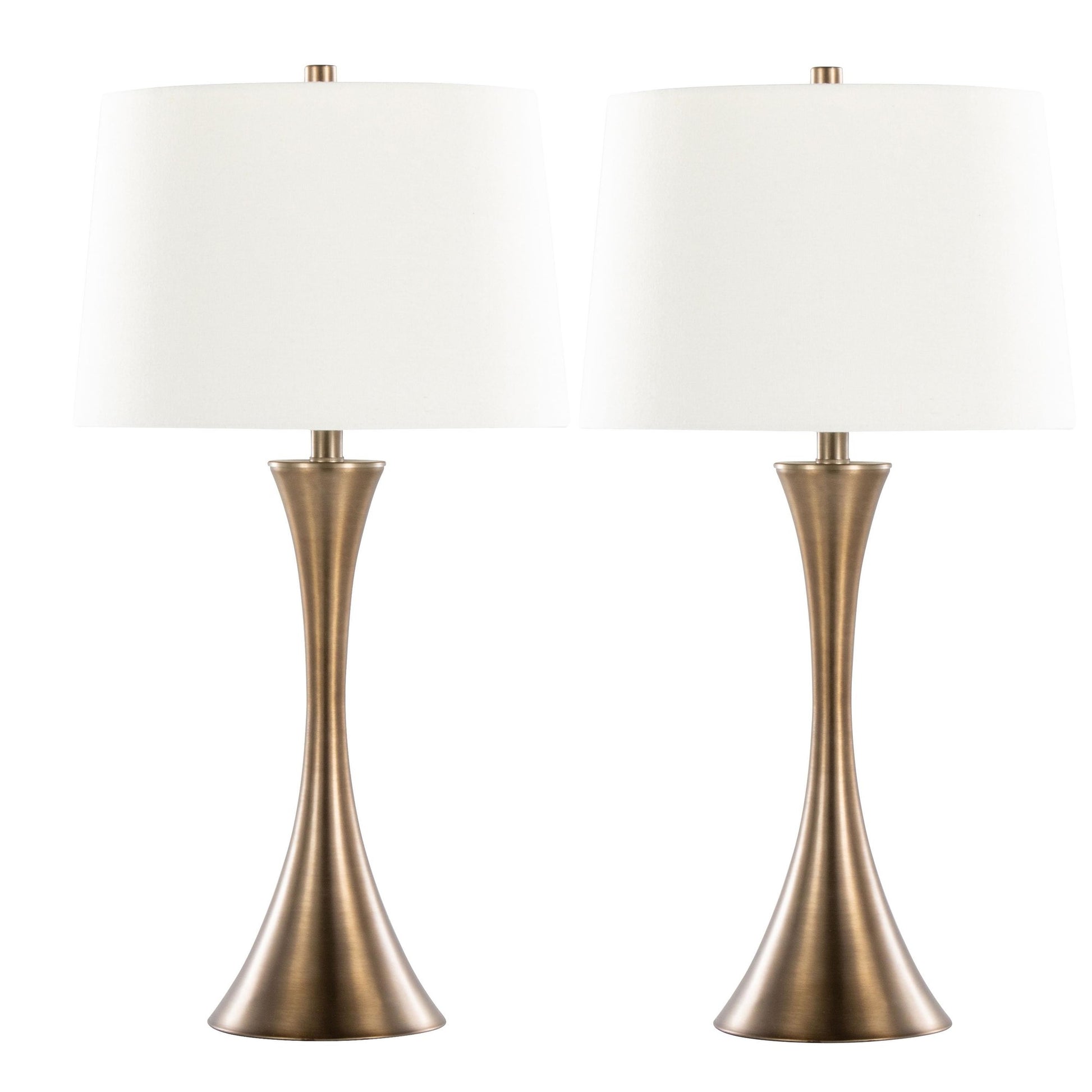 Lenuxe 29" Metal Table Lamp - Set of 2 By LumiSource - GTS29-LENUXE BZW2 | Table Lamps | Modishstore - 3