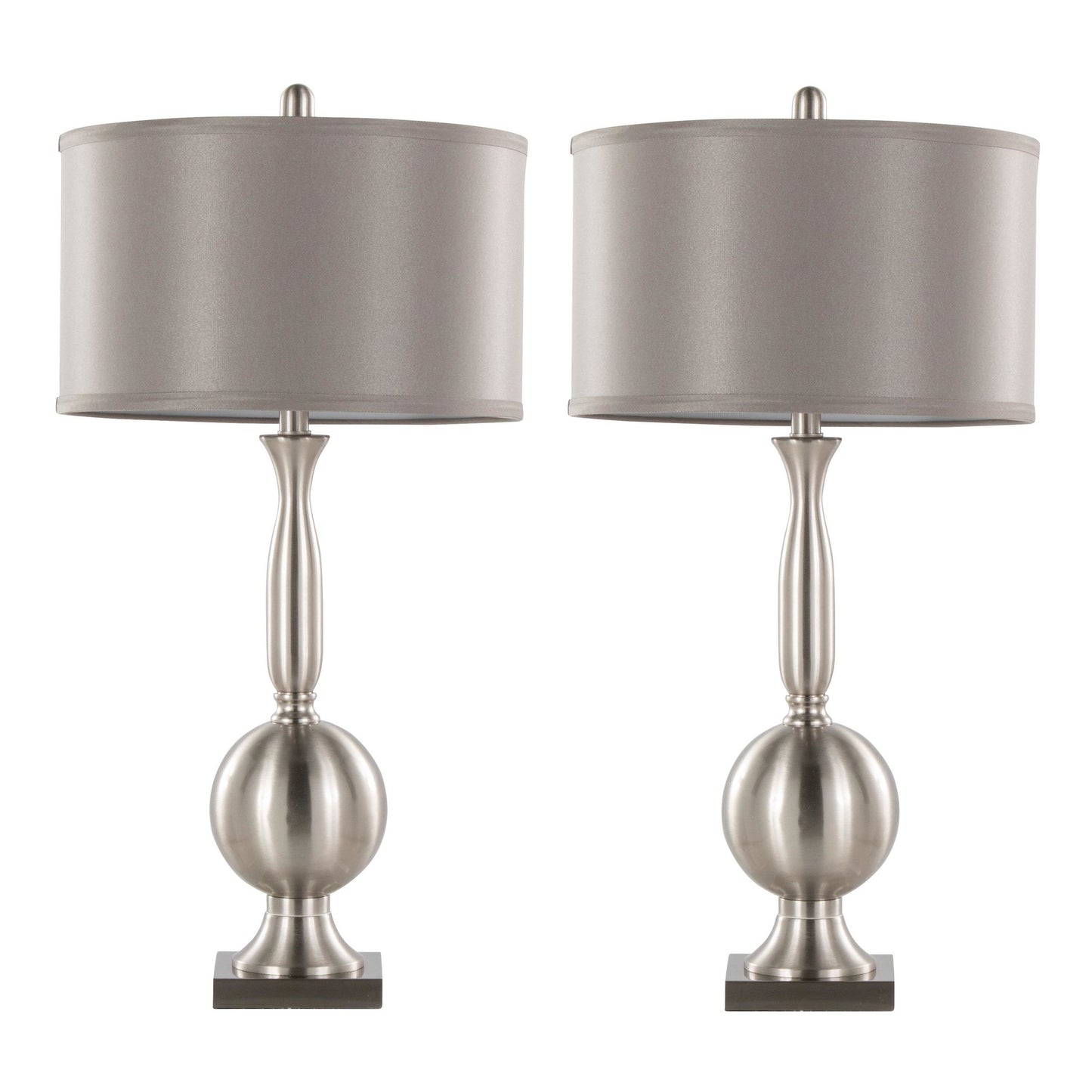 Joan 30" Metal Table Lamp - Set of 2 By LumiSource - GTS30-JOAN BNIGY2 | Table Lamps | Modishstore - 4