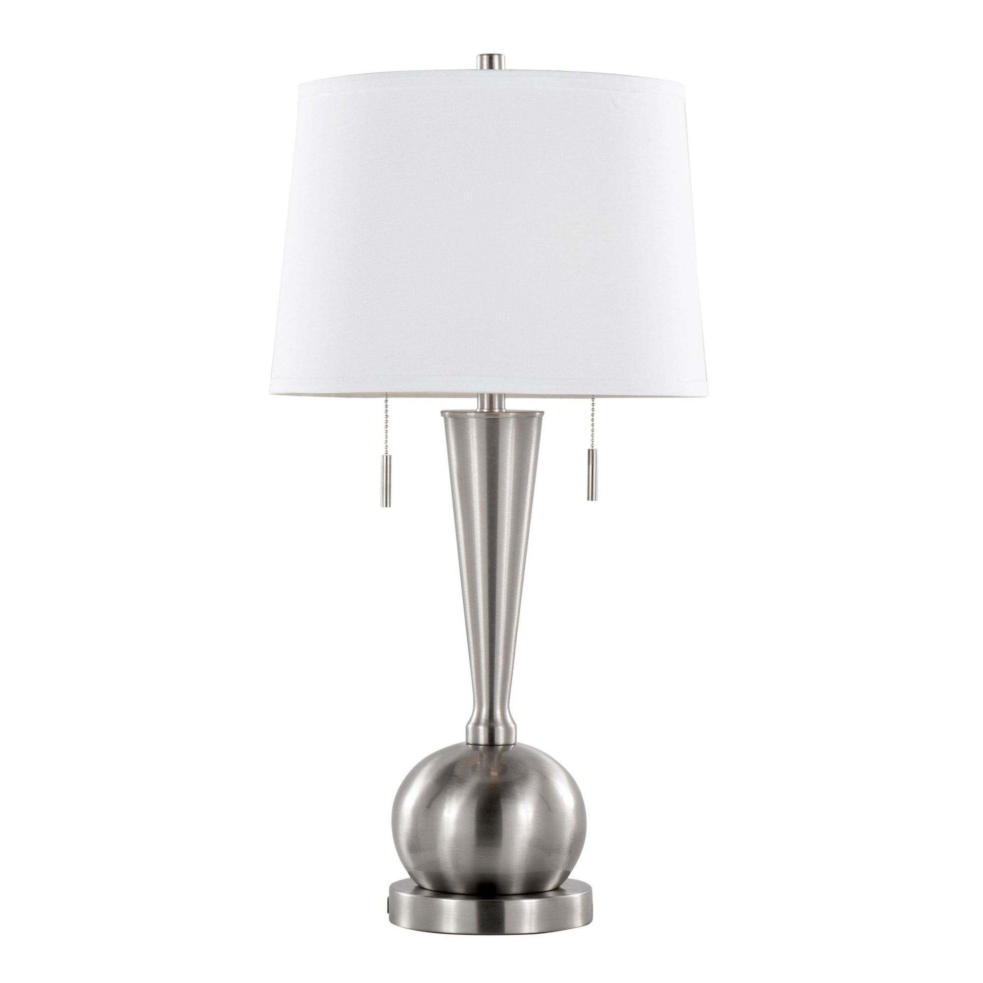 Jules 30.25" Metal Table Lamp with USB - Set of 2 By LumiSource - GTS30-JULES BNIW2 | Table Lamps | Modishstore - 5