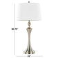 Flint 30" Metal Table Lamp with USB - Set of 2 By LumiSource - GTS31-FLINT BNITP2 | Table Lamps | Modishstore - 8