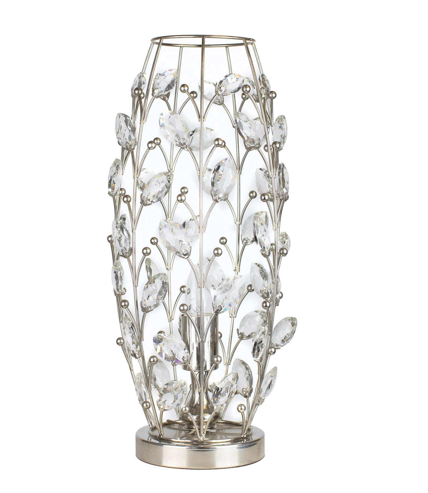 Crystal Buds 18" Metal Uplight By LumiSource - GUI19-CSTLBD CLPNI | Table Lamps | Modishstore - 9