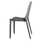 LeisureMod Kent Outdoor Patio Plastic Dining Chair - KC19GR | Outdoor Chairs | Modishstore - 3