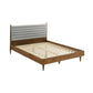 Artemio Queen Platform Wood Bed Frame in Walnut Finish By Armen Living | Beds | Modishstore - 4