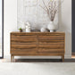 Artemio 6 Drawer Wood Dresser in Walnut Finish By Armen Living | Dressers | Modishstore