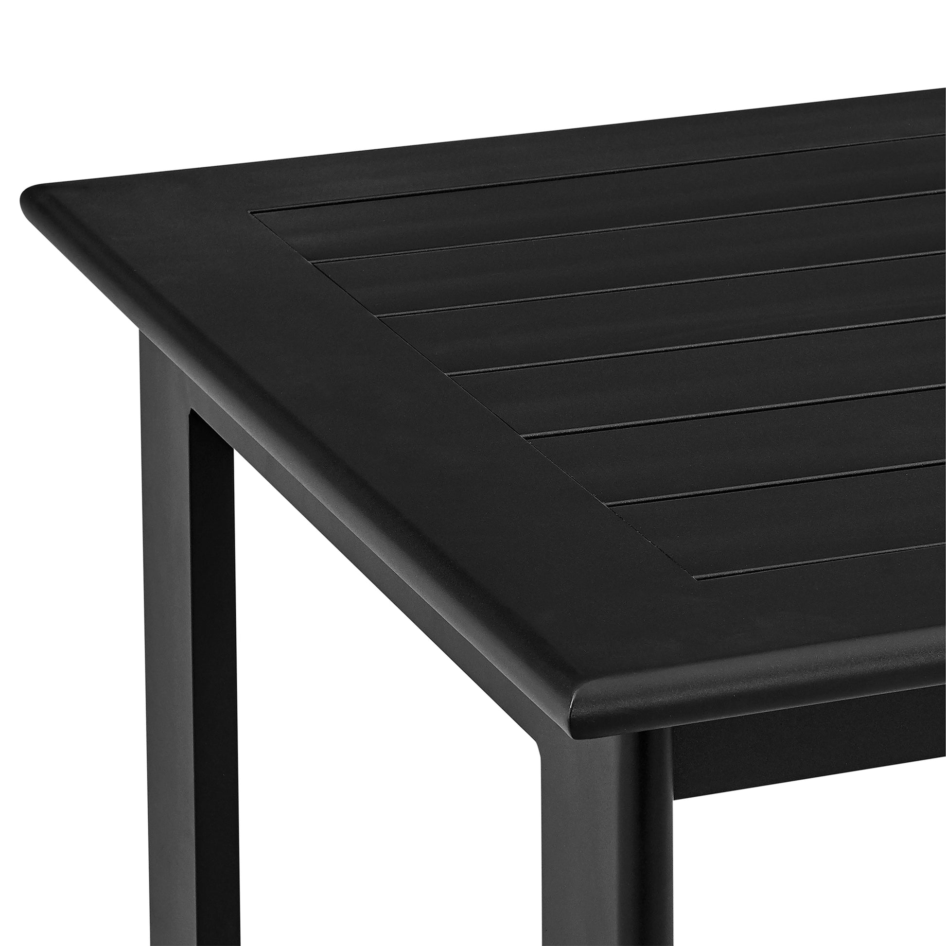 Cayman Outdoor Patio Bar Height Dining Table in Aluminum By Armen Living | Outdoor Tables | Modishstore - 5