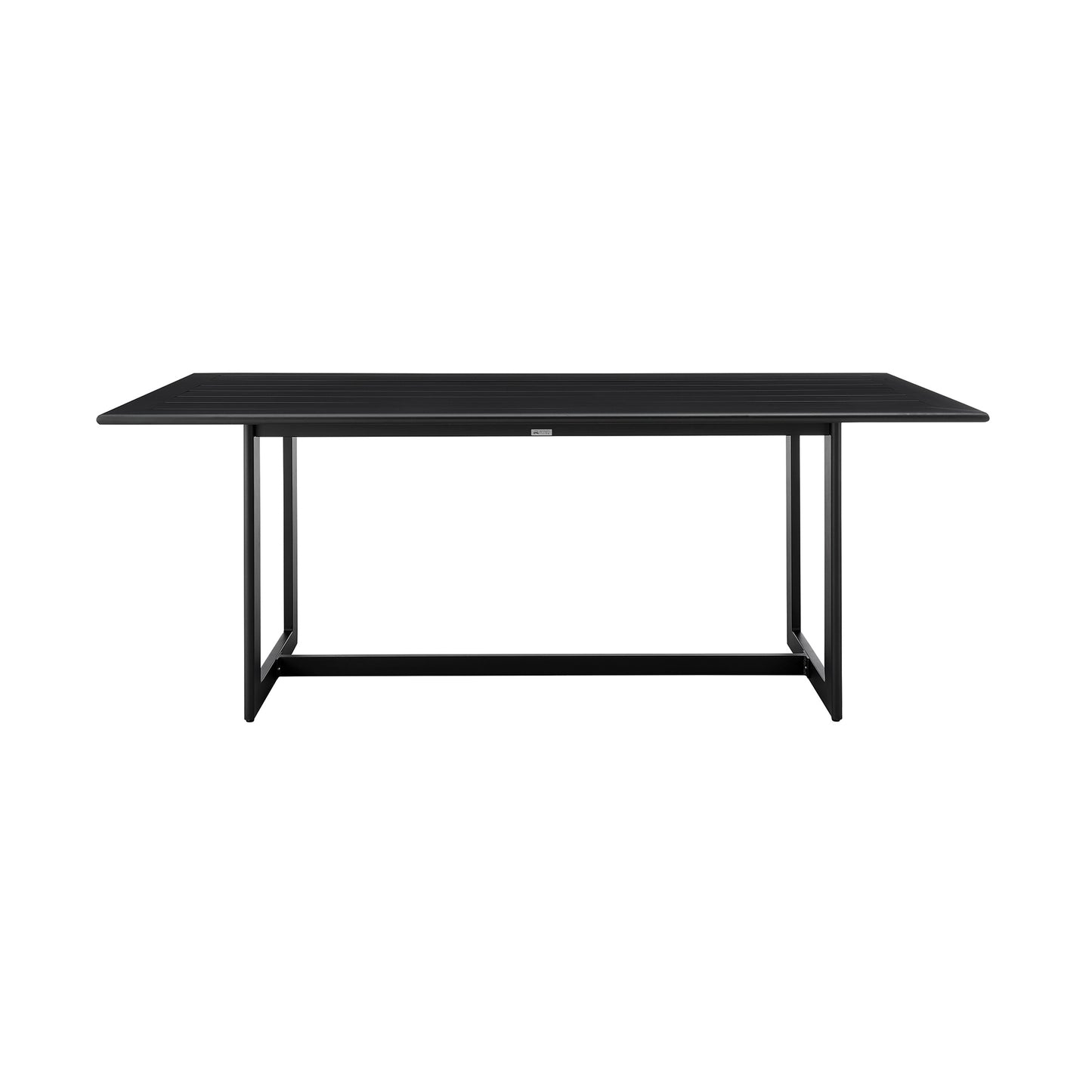 Cayman Outdoor Patio Dining Table in Aluminum By Armen Living | Outdoor Tables | Modishstore - 3