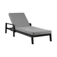 Cayman Outdoor Patio Adjustable Chaise Lounge Chair in Aluminum with Gray Cushions By Armen Living | Outdoor Chaise Lounges | Modishstore - 2