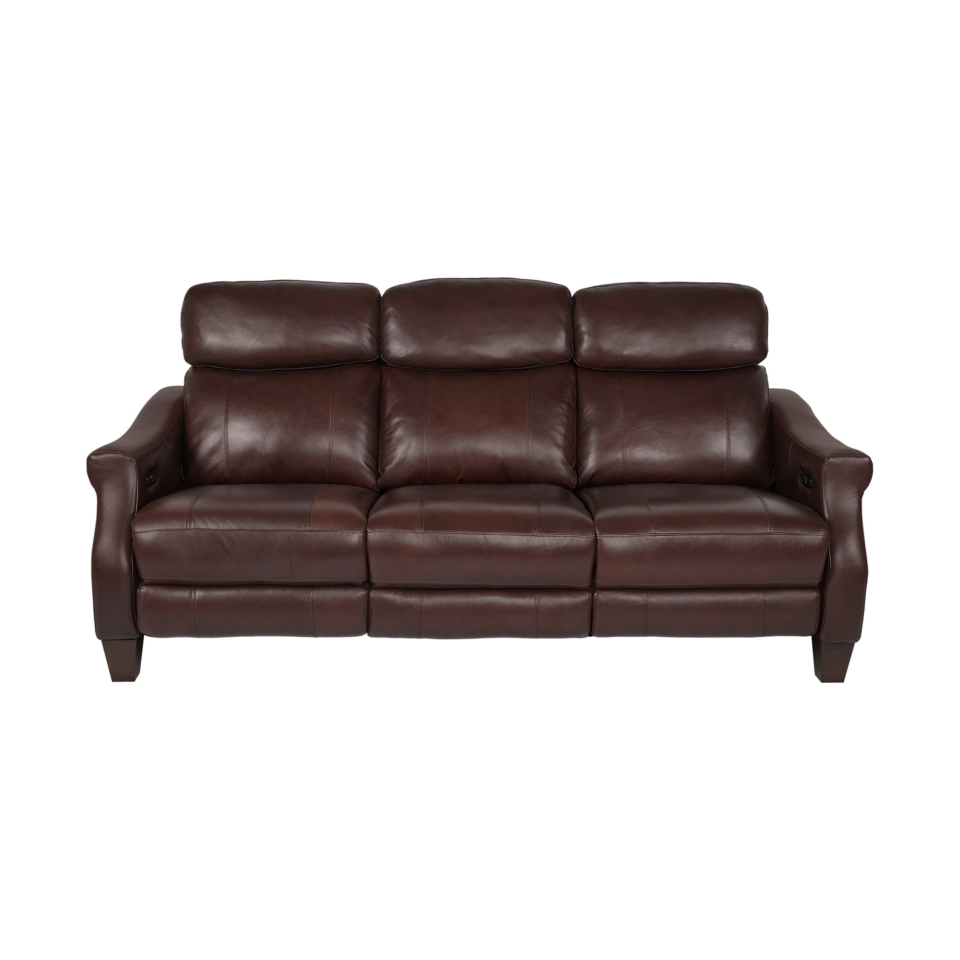 Felicity 84" Zero Gravity Power Reclining Sofa in Chocolate Leather By Armen Living | Sofas | Modishstore - 2