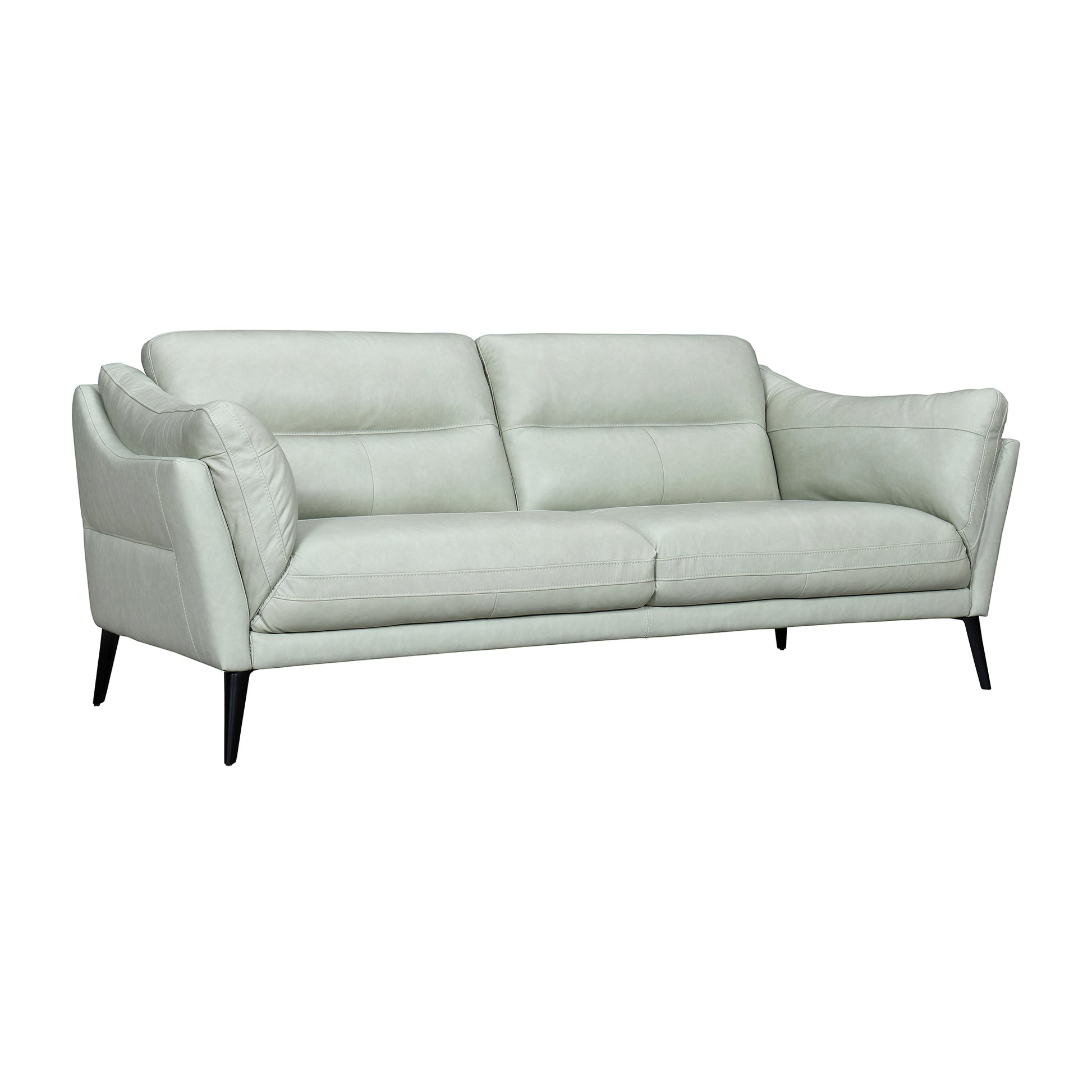 Franz Mint Leather Sofa By Armen Living | Sofas | Modishstore - 3