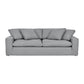 Liberty 96.5" Upholstered Sofa in Slate Gray By Armen Living | Sofas | Modishstore - 2