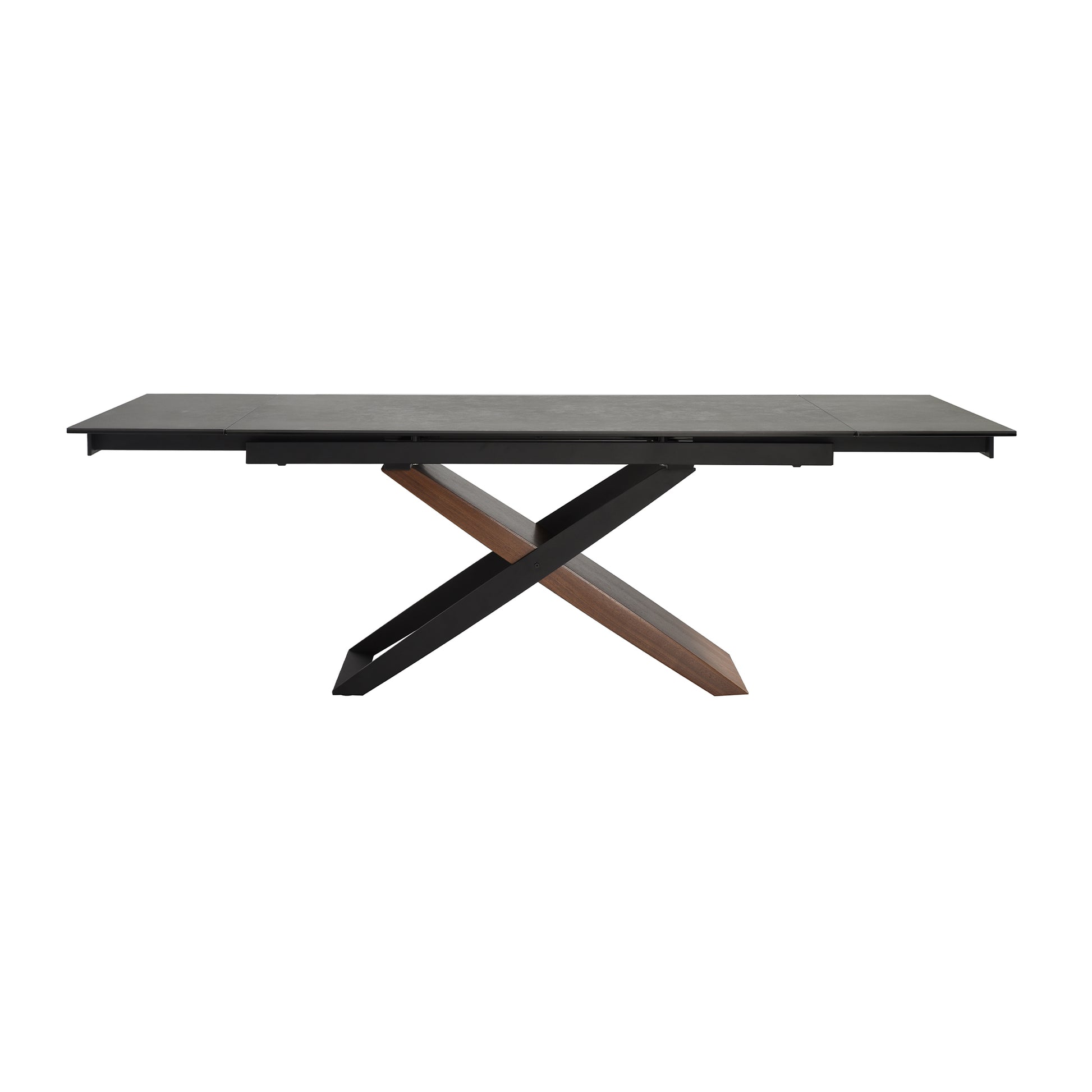 Milena Extendable Dining Table in Stone and Wood By Armen Living | Dining Tables | Modishstore - 4