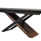 Milena Extendable Dining Table in Stone and Wood By Armen Living | Dining Tables | Modishstore - 7