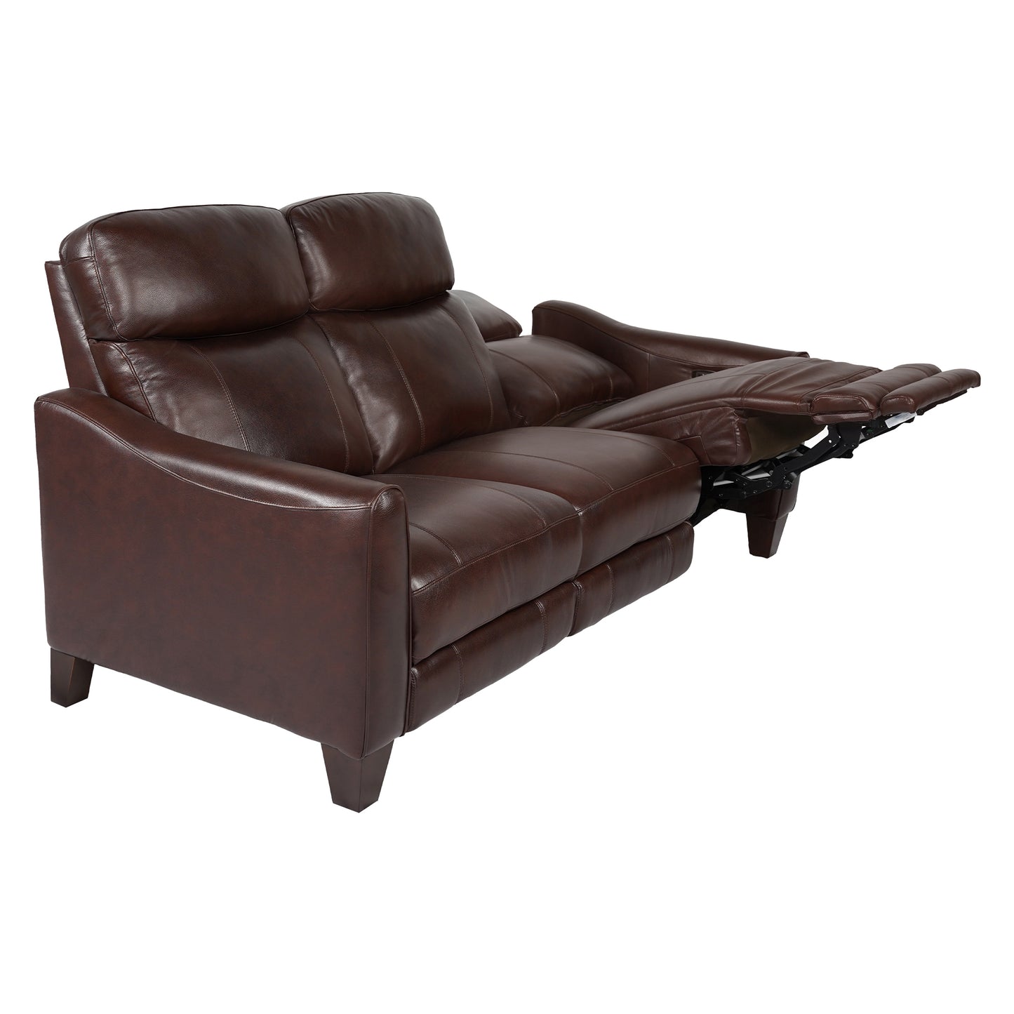 Milos 83" Zero Gravity Power Reclining Sofa in Chocolate Leather By Armen Living | Sofas | Modishstore - 5