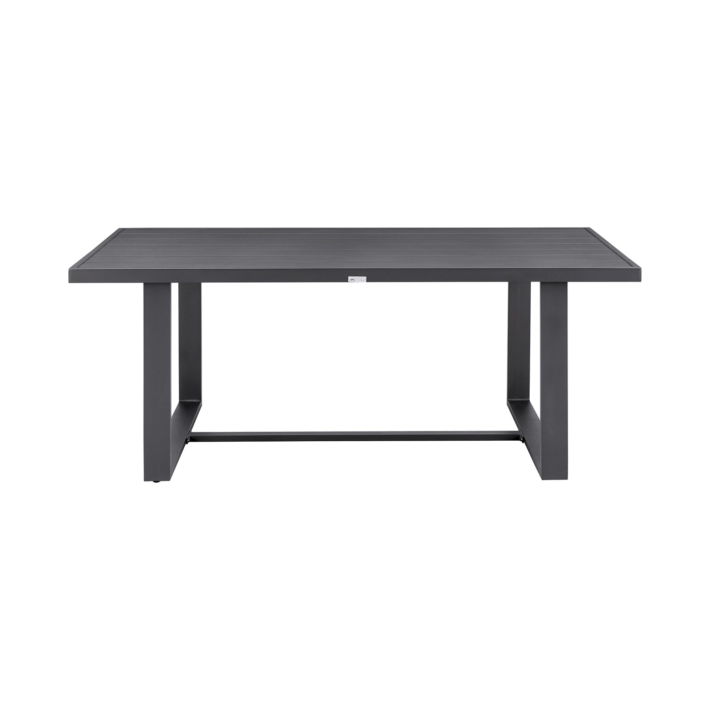 Menorca Outdoor Patio Dining Table in Aluminum By Armen Living | Outdoor Tables | Modishstore - 3