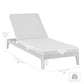 Menorca Outdoor Patio Adjustable Chaise Lounge Chair in Aluminum with Gray Cushions By Armen Living | Outdoor Chaise Lounges | Modishstore - 10