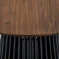 Pasadena 79" Wood Oval Dining Table in Black Oak Finish By Armen Living | Dining Tables | Modishstore - 16