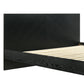 Petra King Platform Wood Bed Frame in Black Finish By Armen Living | Beds | Modishstore - 12