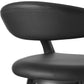 Ramona 26" Swivel Counter Stool with Matte Black Iron and Black Faux Leather By Armen Living | Bar Stools | Modishstore - 10