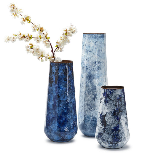 Splatter Pattern Vase Set Of 3 By Tozai Home | Vases | Modishstore - 1