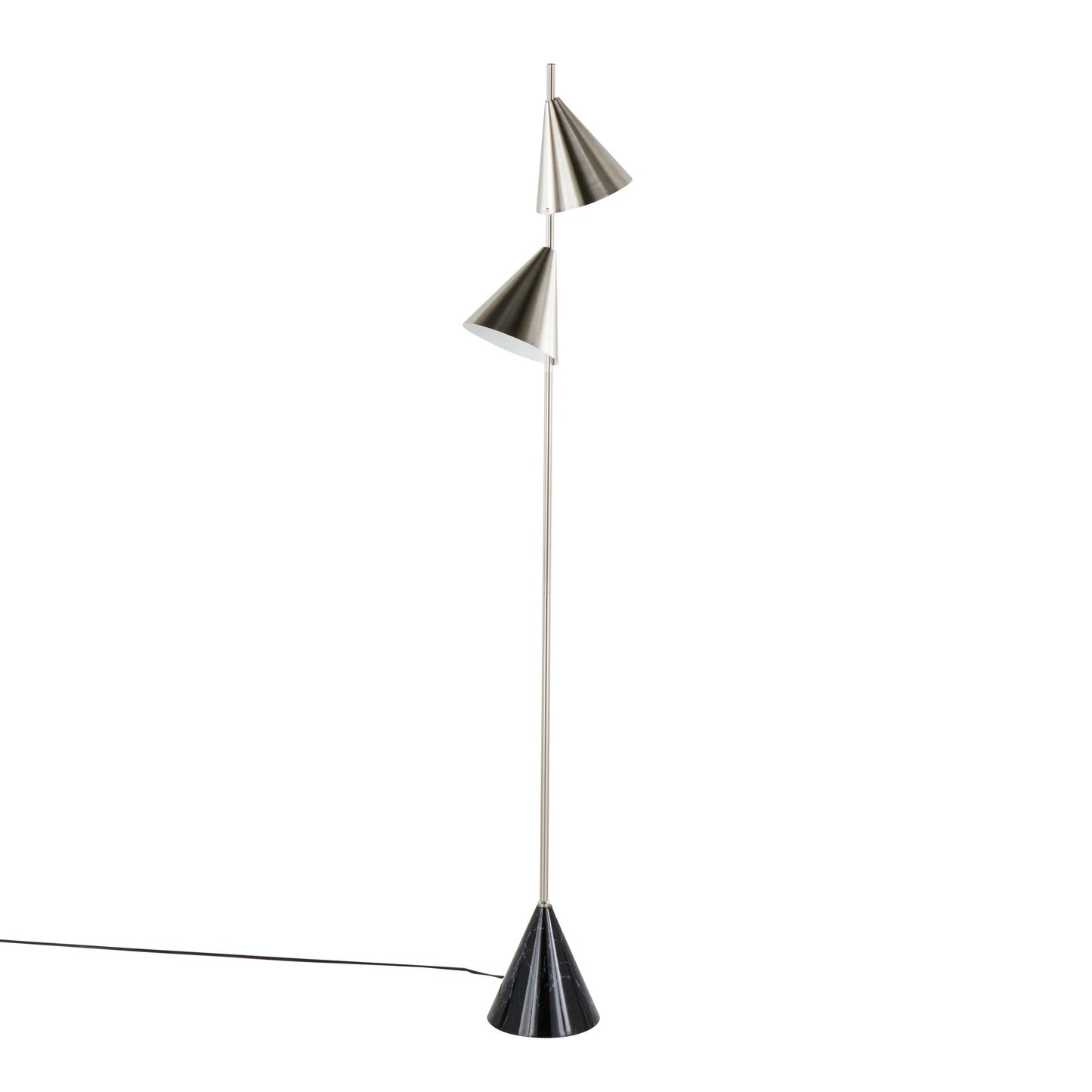 Cone 65" Metal Floor Lamp By LumiSource - LFL-CONE AUW | Floor Lamps | Modishstore - 12