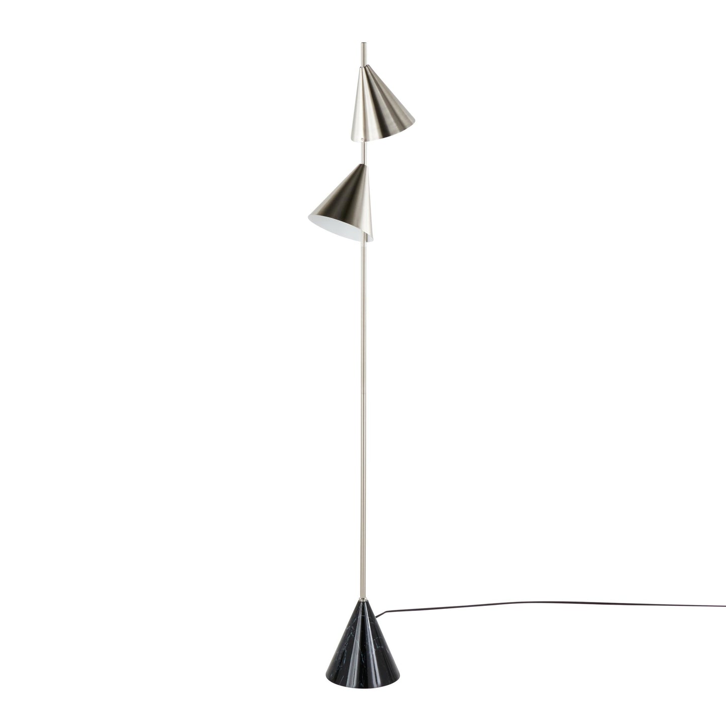 Cone 65" Metal Floor Lamp By LumiSource - LFL-CONE AUW | Floor Lamps | Modishstore - 8