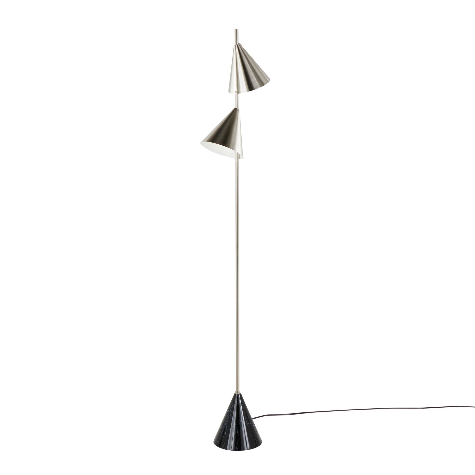 Cone 65" Metal Floor Lamp By LumiSource - LFL-CONE AUW | Floor Lamps | Modishstore - 9