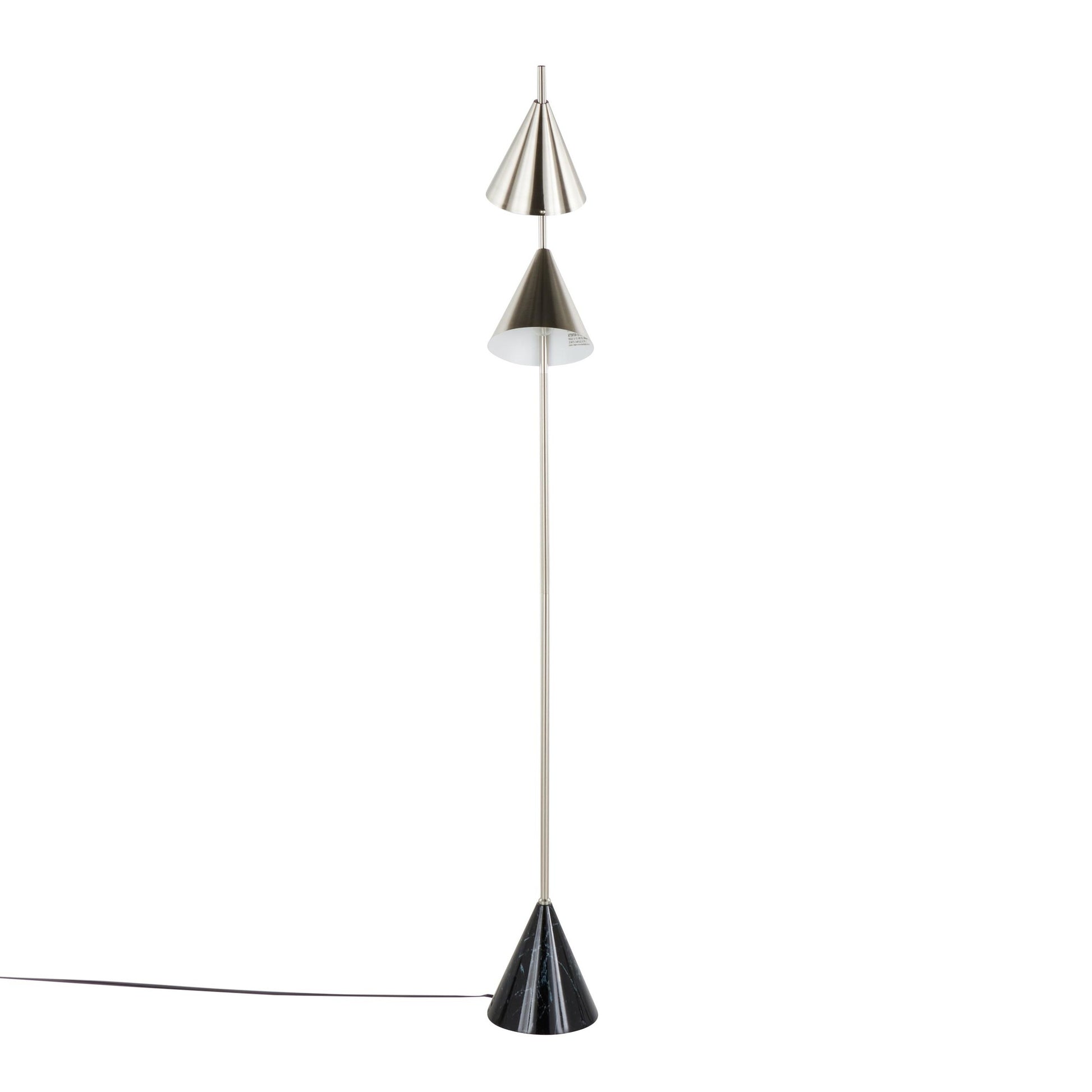 Cone 65" Metal Floor Lamp By LumiSource - LFL-CONE AUW | Floor Lamps | Modishstore - 10