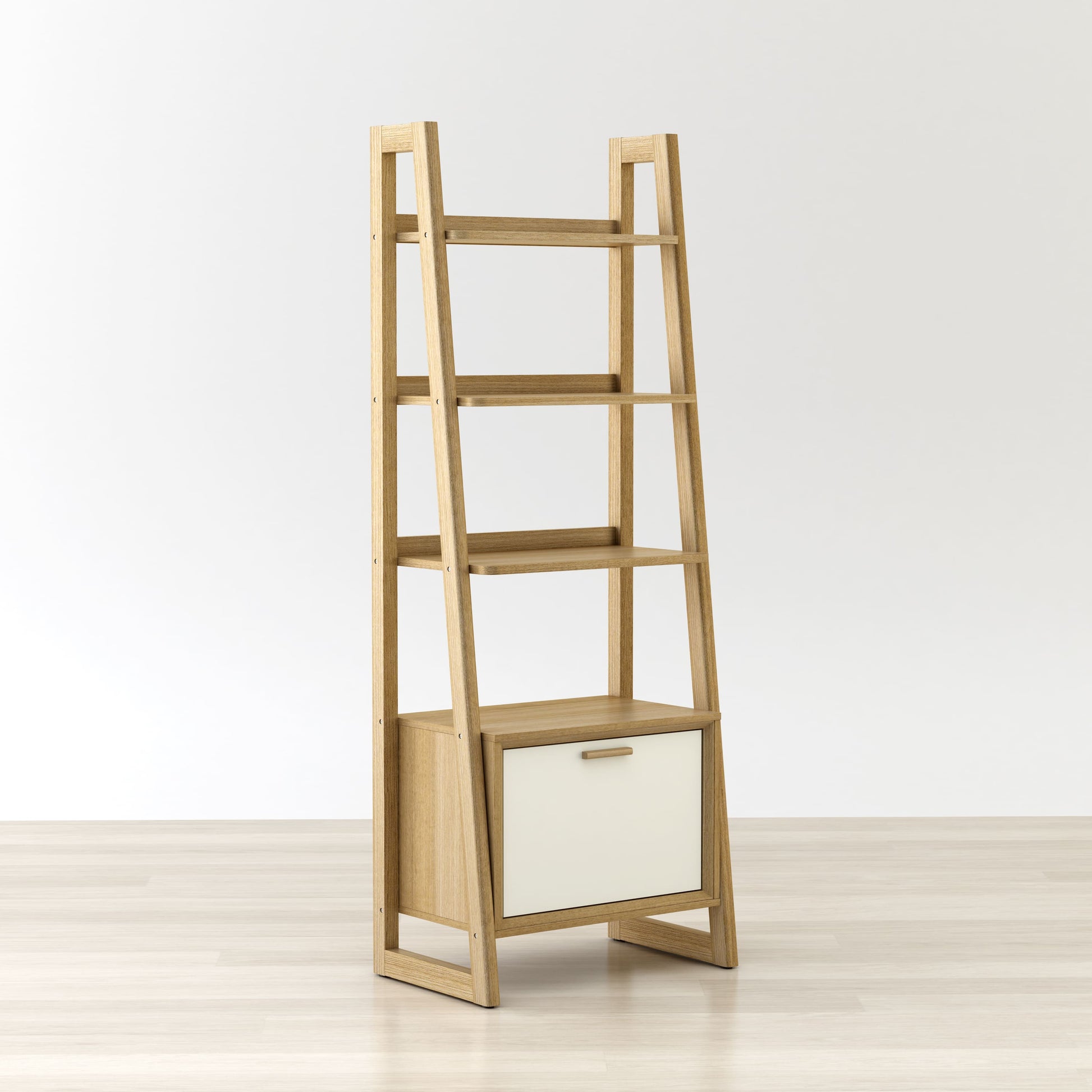 Kathy Ladder Shelf Bookcase By Anderson Teak | Bookcases | Modishstore - 7