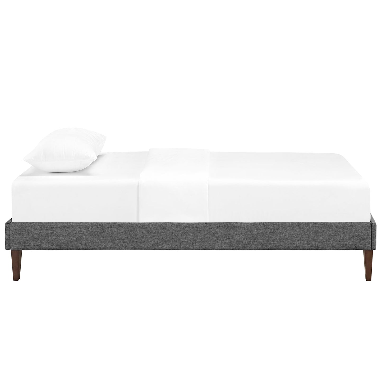 Modway Sharon Fabric Twin Bed Frame with Squared Tapered Legs