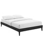 Modway Sharon Vinyl Full Bed Frame with Squared Tapered Legs