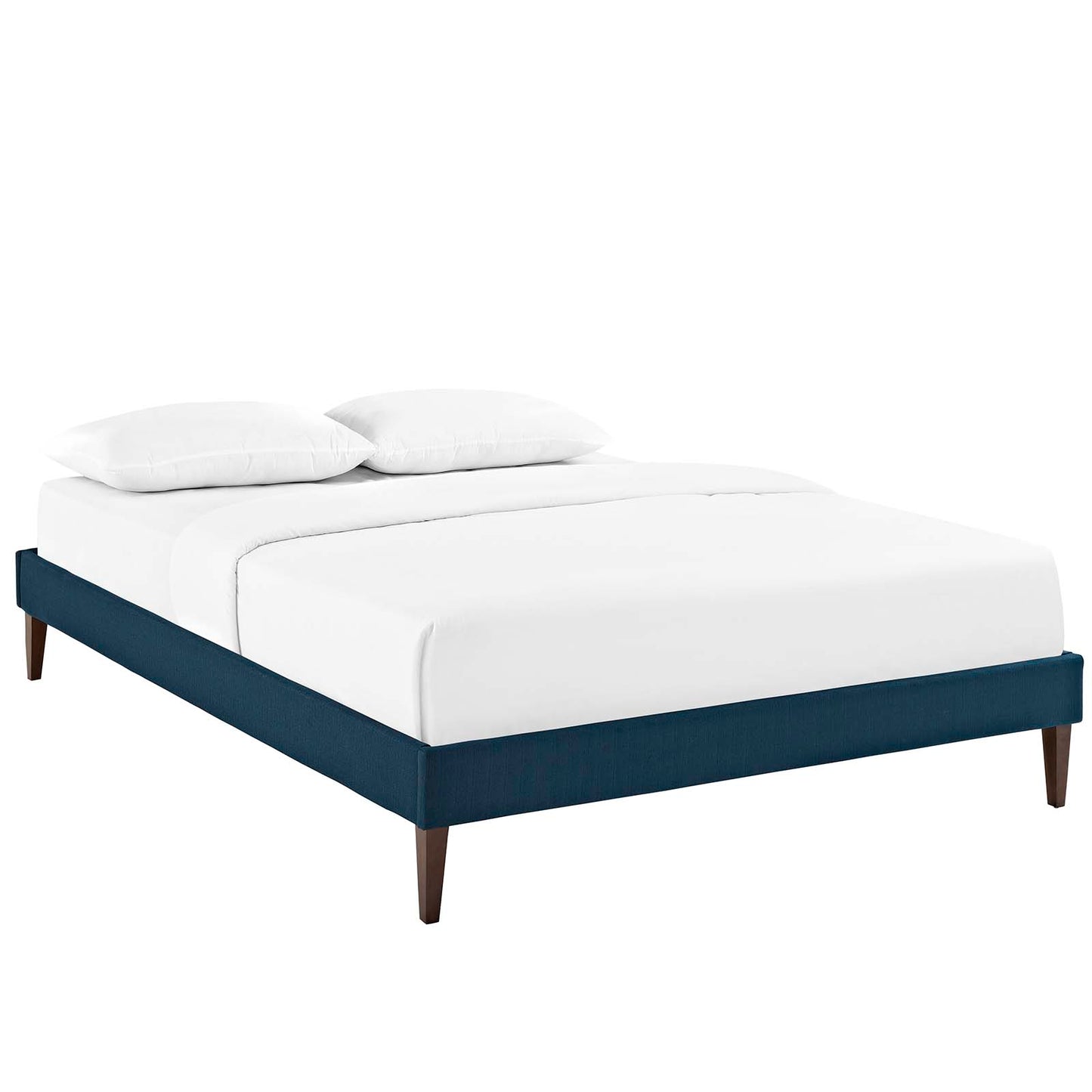 Modway Sharon Fabric Full Bed Frame with Squared Tapered Legs