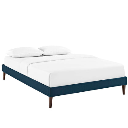 Modway Sharon Fabric Full Bed Frame with Squared Tapered Legs