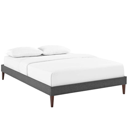 Modway Sharon Fabric Full Bed Frame with Squared Tapered Legs