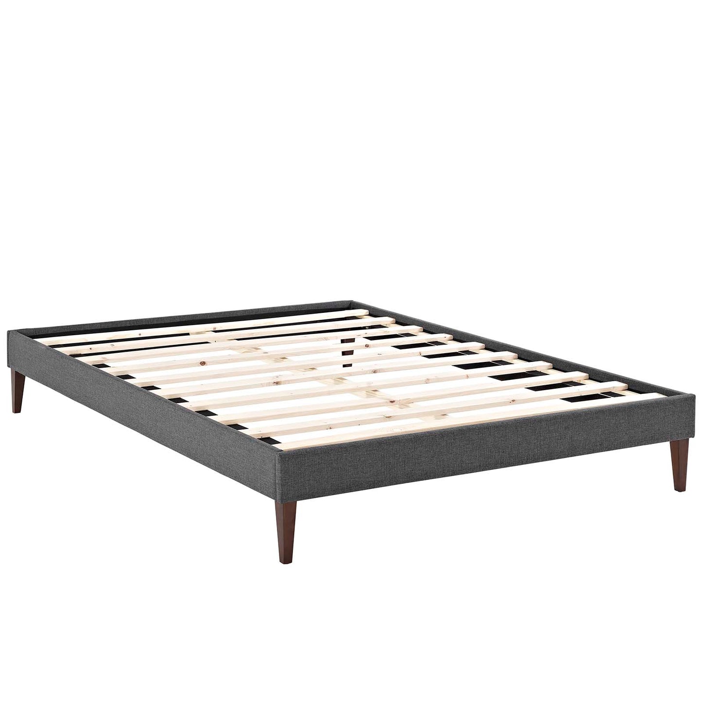 Modway Sharon Fabric Full Bed Frame with Squared Tapered Legs