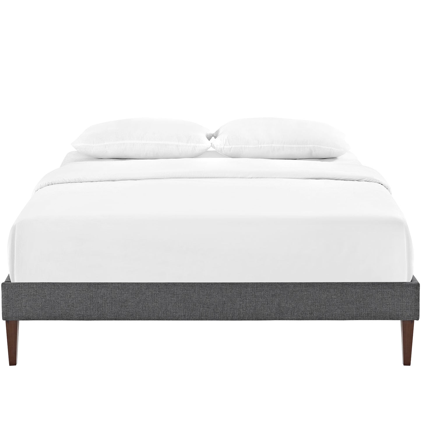 Modway Sharon Fabric Full Bed Frame with Squared Tapered Legs