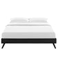 Modway Helen Vinyl Queen Bed Frame with Round Splayed Legs