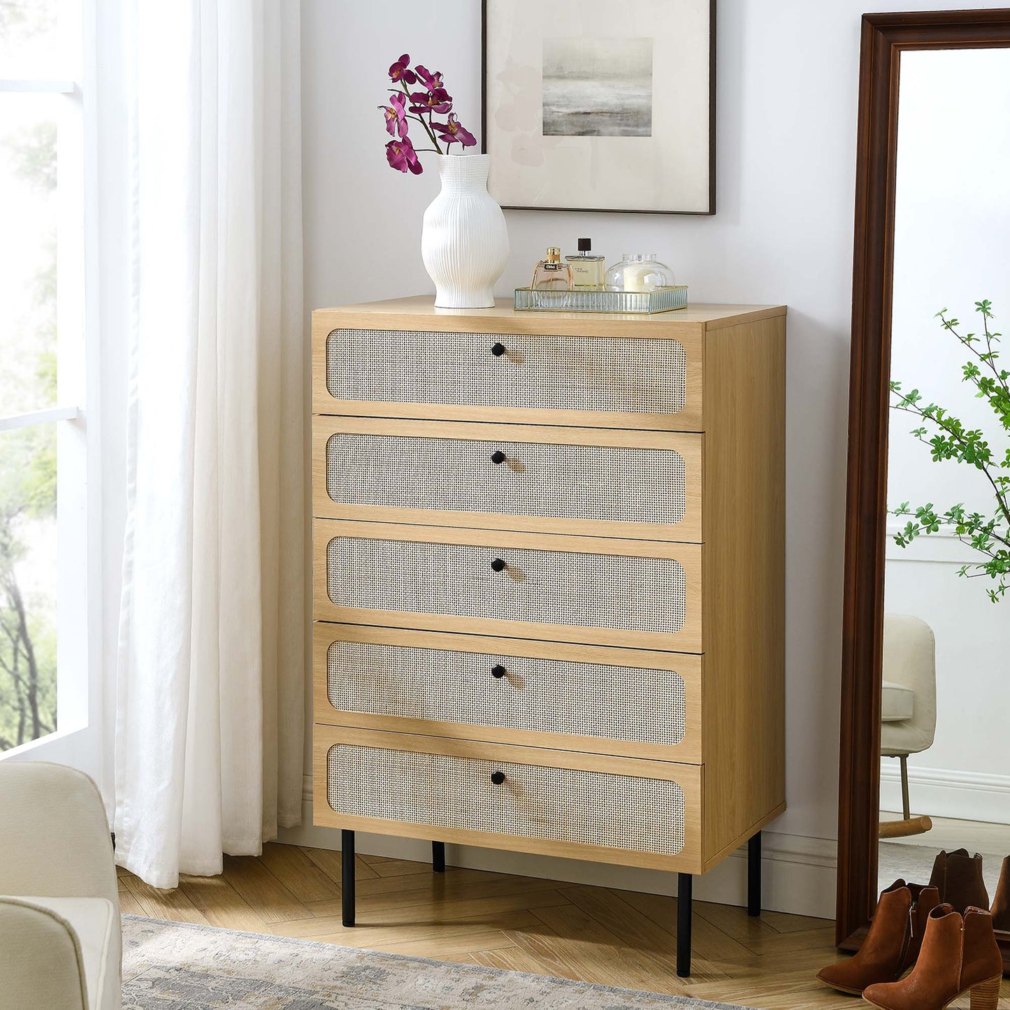 Modway Chaucer 5-Drawer Chest